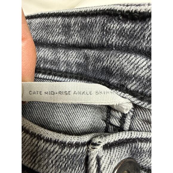 Rag & Bone Women’s Cate Mid Rise Ankle Skinny Jeans In Black Sage Size 27 - Picture 10 of 12